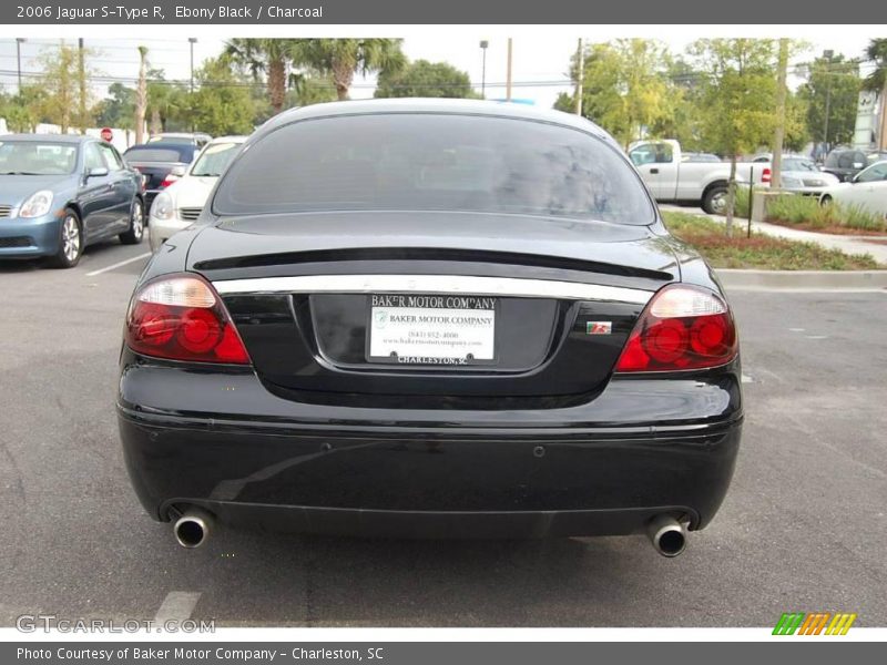 Ebony Black / Charcoal 2006 Jaguar S-Type R