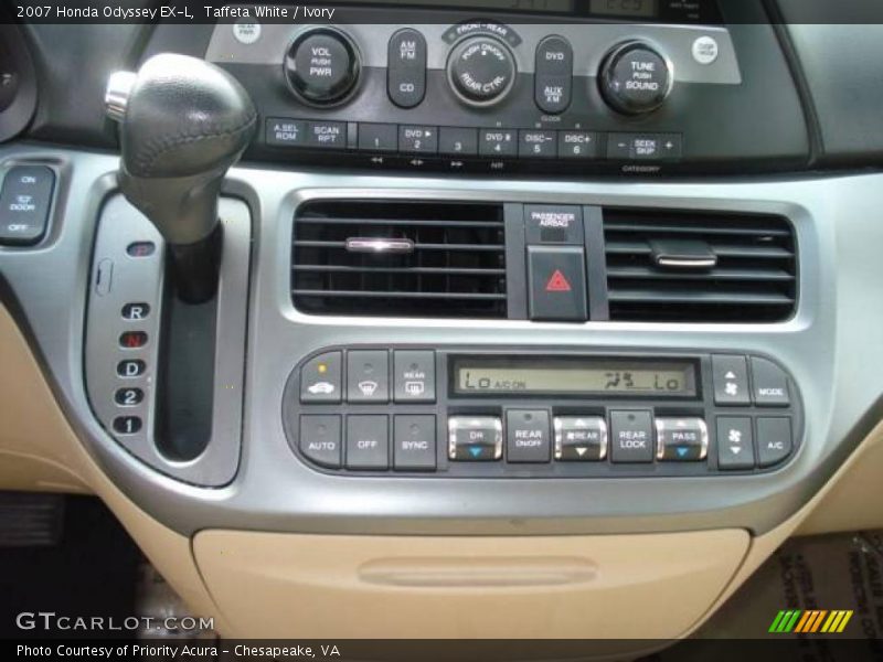Taffeta White / Ivory 2007 Honda Odyssey EX-L