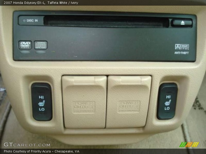Taffeta White / Ivory 2007 Honda Odyssey EX-L