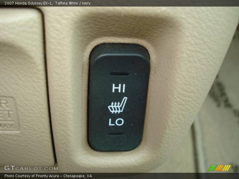 Taffeta White / Ivory 2007 Honda Odyssey EX-L