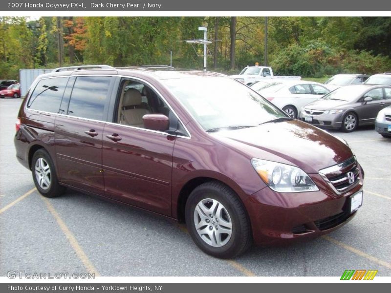 Dark Cherry Pearl / Ivory 2007 Honda Odyssey EX-L