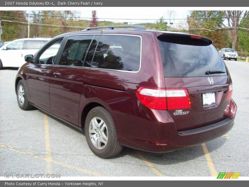 Dark Cherry Pearl / Ivory 2007 Honda Odyssey EX-L