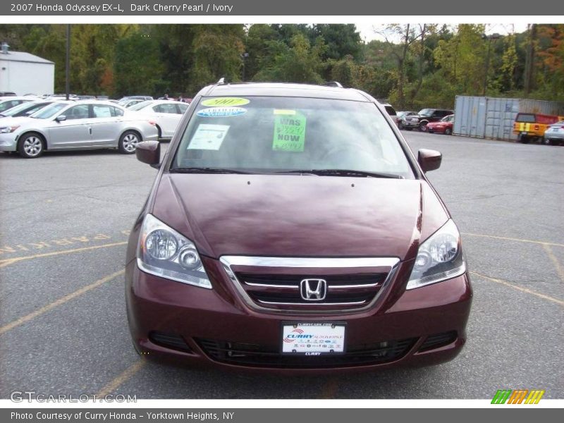 Dark Cherry Pearl / Ivory 2007 Honda Odyssey EX-L