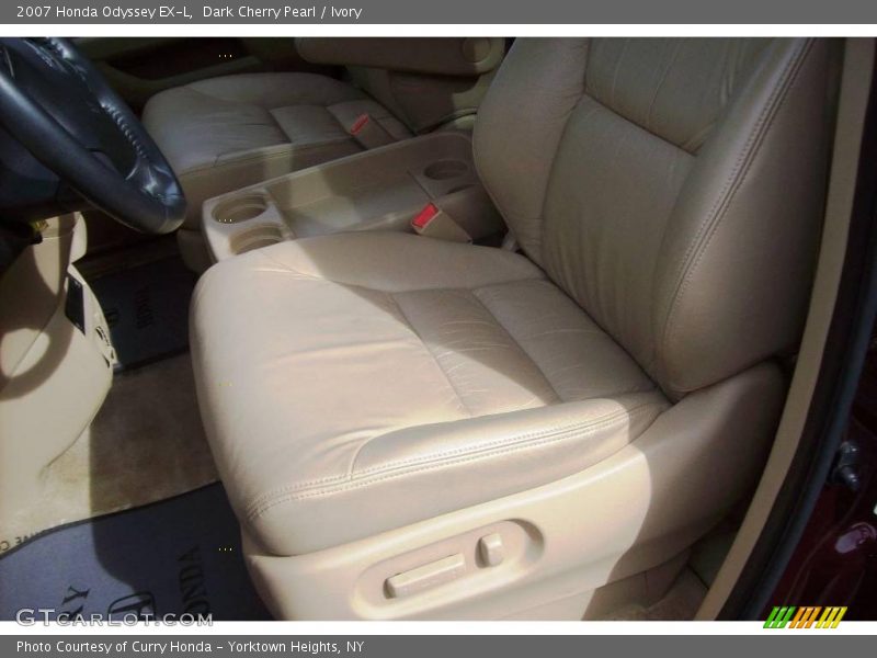 Dark Cherry Pearl / Ivory 2007 Honda Odyssey EX-L