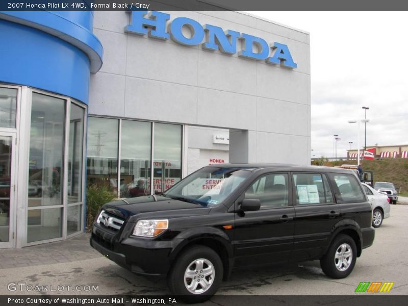 Formal Black / Gray 2007 Honda Pilot LX 4WD