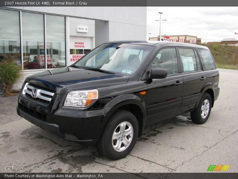 Formal Black / Gray 2007 Honda Pilot LX 4WD