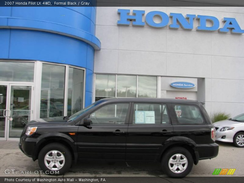 Formal Black / Gray 2007 Honda Pilot LX 4WD