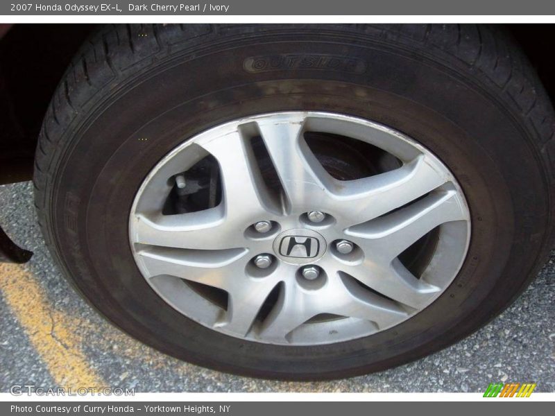 Dark Cherry Pearl / Ivory 2007 Honda Odyssey EX-L