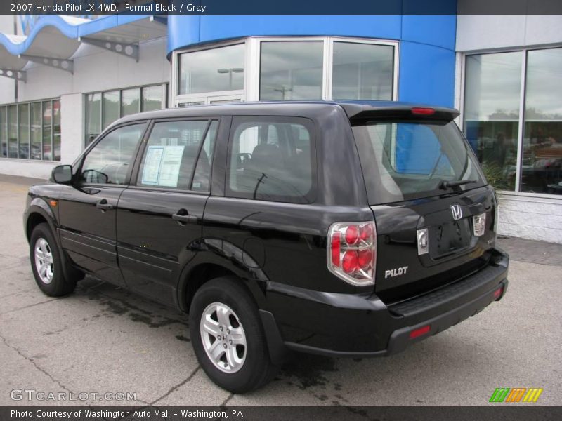 Formal Black / Gray 2007 Honda Pilot LX 4WD