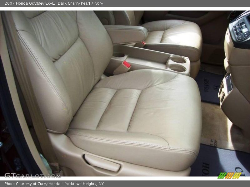Dark Cherry Pearl / Ivory 2007 Honda Odyssey EX-L
