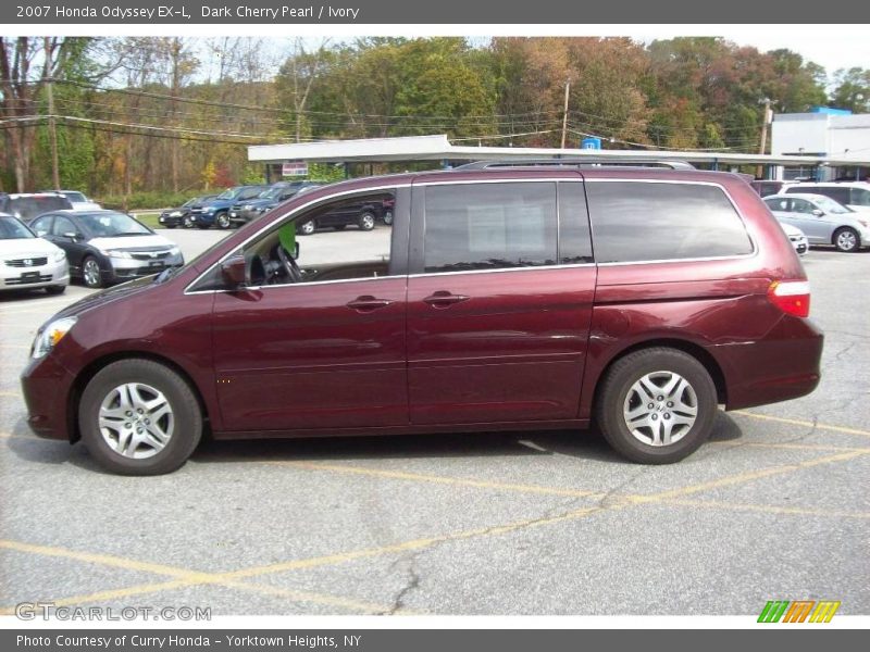 Dark Cherry Pearl / Ivory 2007 Honda Odyssey EX-L