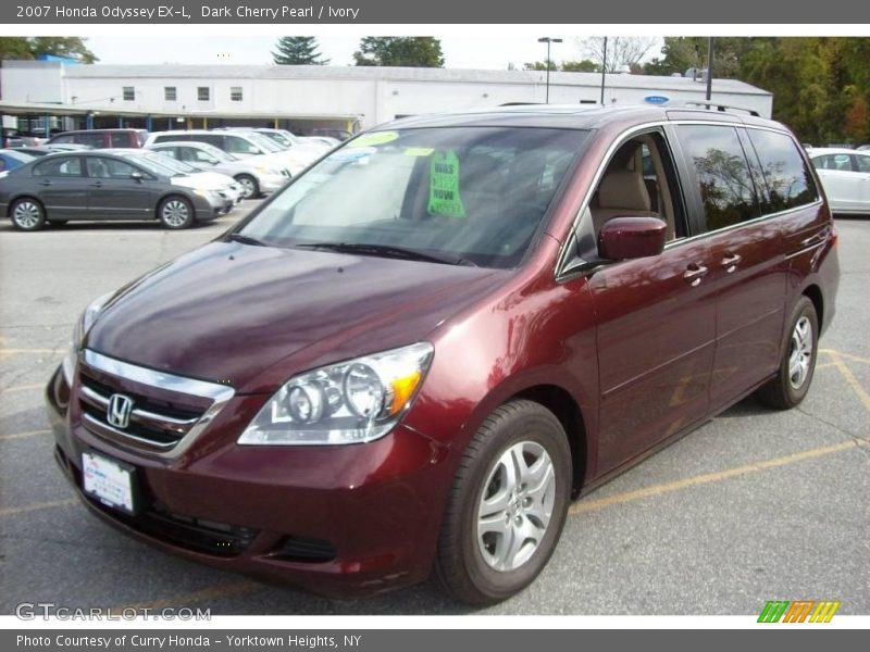 Dark Cherry Pearl / Ivory 2007 Honda Odyssey EX-L