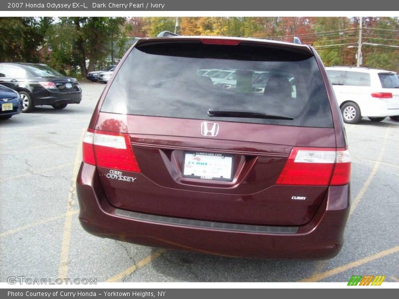 Dark Cherry Pearl / Ivory 2007 Honda Odyssey EX-L