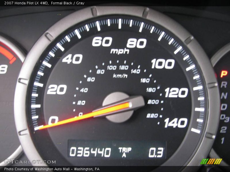 Formal Black / Gray 2007 Honda Pilot LX 4WD