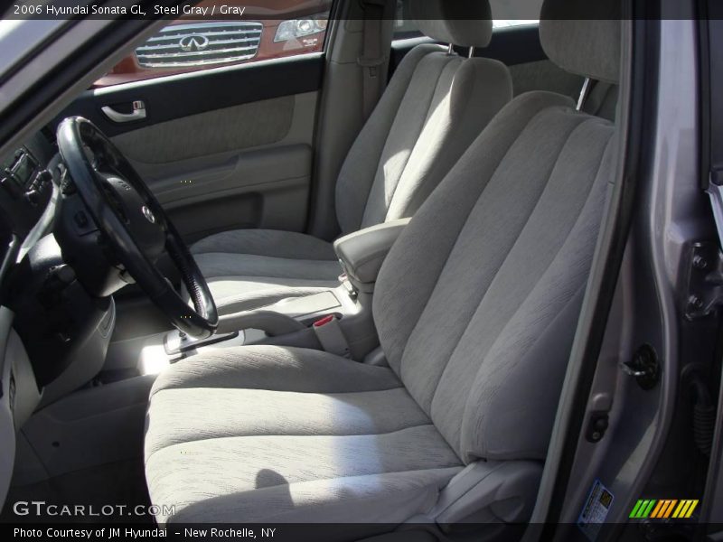 Steel Gray / Gray 2006 Hyundai Sonata GL