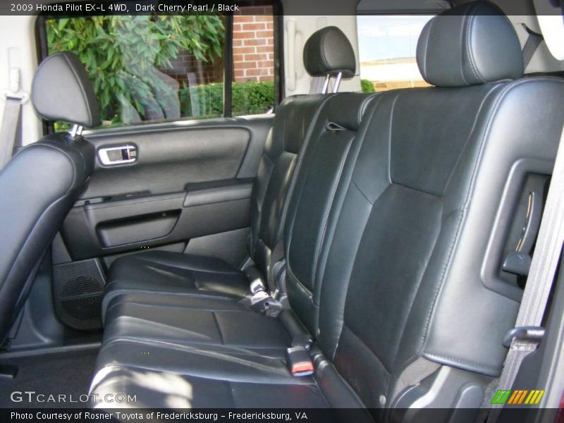 Dark Cherry Pearl / Black 2009 Honda Pilot EX-L 4WD