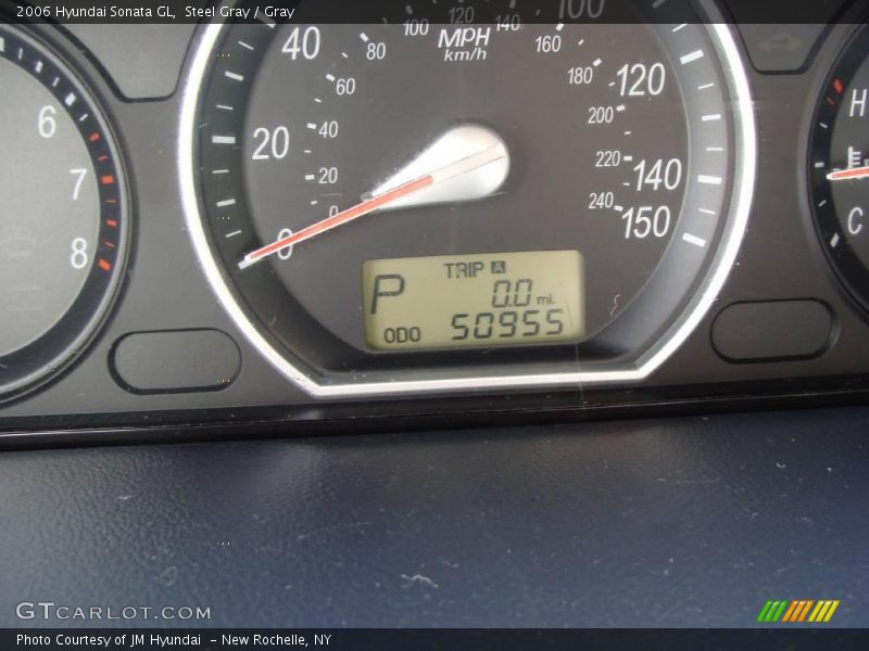 Steel Gray / Gray 2006 Hyundai Sonata GL