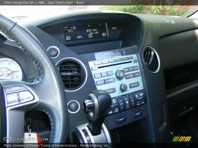 Dark Cherry Pearl / Black 2009 Honda Pilot EX-L 4WD