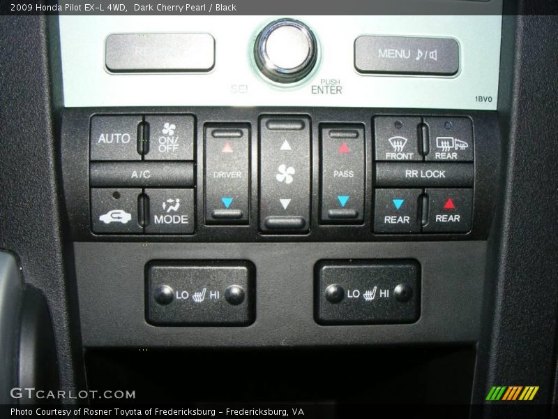 Dark Cherry Pearl / Black 2009 Honda Pilot EX-L 4WD