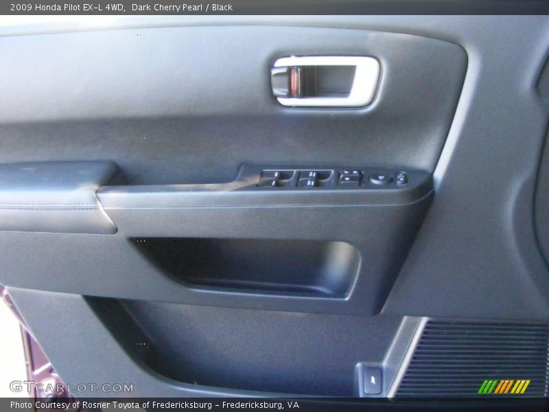 Dark Cherry Pearl / Black 2009 Honda Pilot EX-L 4WD