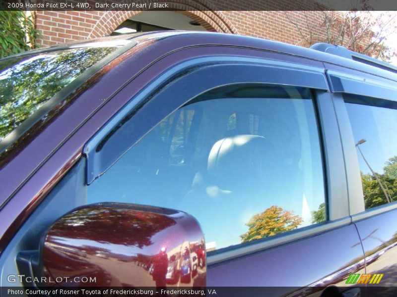 Dark Cherry Pearl / Black 2009 Honda Pilot EX-L 4WD