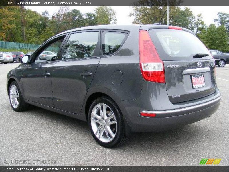 Carbon Gray / Black 2009 Hyundai Elantra Touring