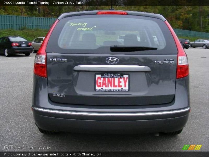 Carbon Gray / Black 2009 Hyundai Elantra Touring