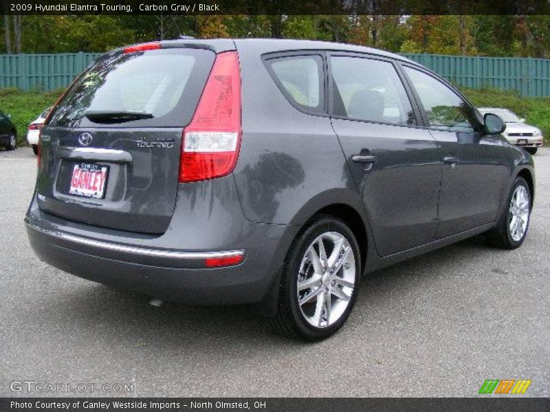 Carbon Gray / Black 2009 Hyundai Elantra Touring