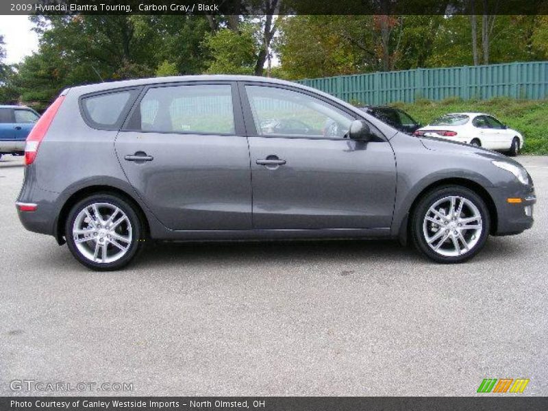 Carbon Gray / Black 2009 Hyundai Elantra Touring