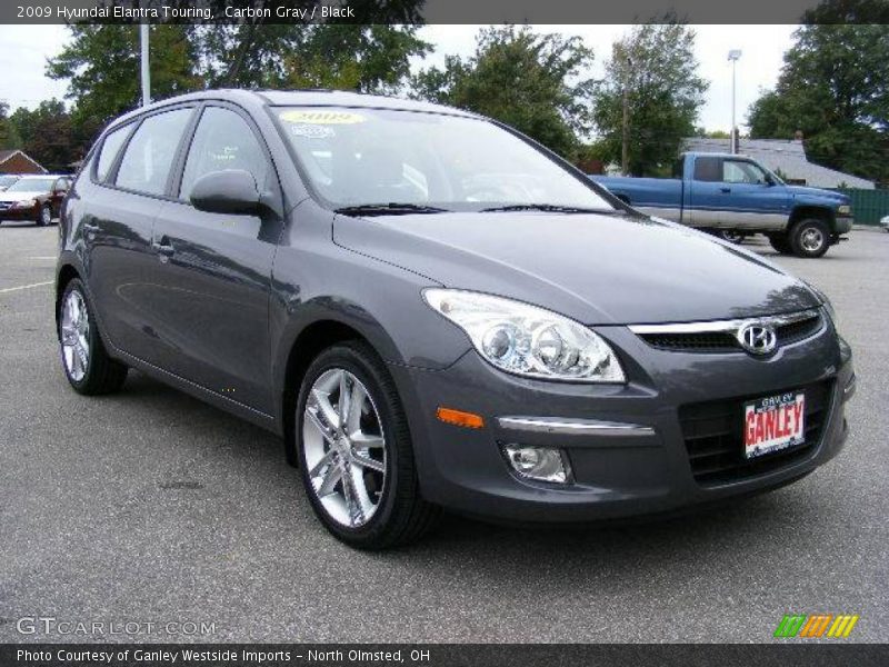 Carbon Gray / Black 2009 Hyundai Elantra Touring