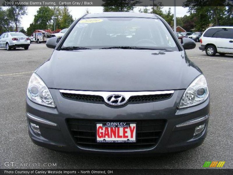 Carbon Gray / Black 2009 Hyundai Elantra Touring