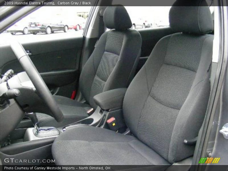 Carbon Gray / Black 2009 Hyundai Elantra Touring