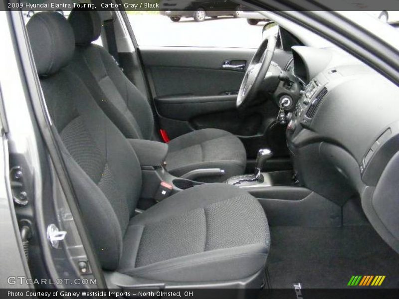 Carbon Gray / Black 2009 Hyundai Elantra Touring