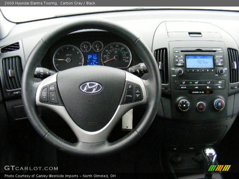 Carbon Gray / Black 2009 Hyundai Elantra Touring