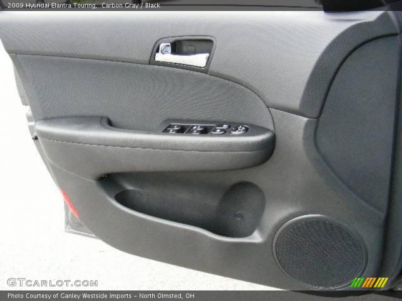 Carbon Gray / Black 2009 Hyundai Elantra Touring