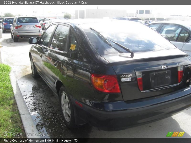 Black Obsidian / Gray 2002 Hyundai Elantra GT Hatchback