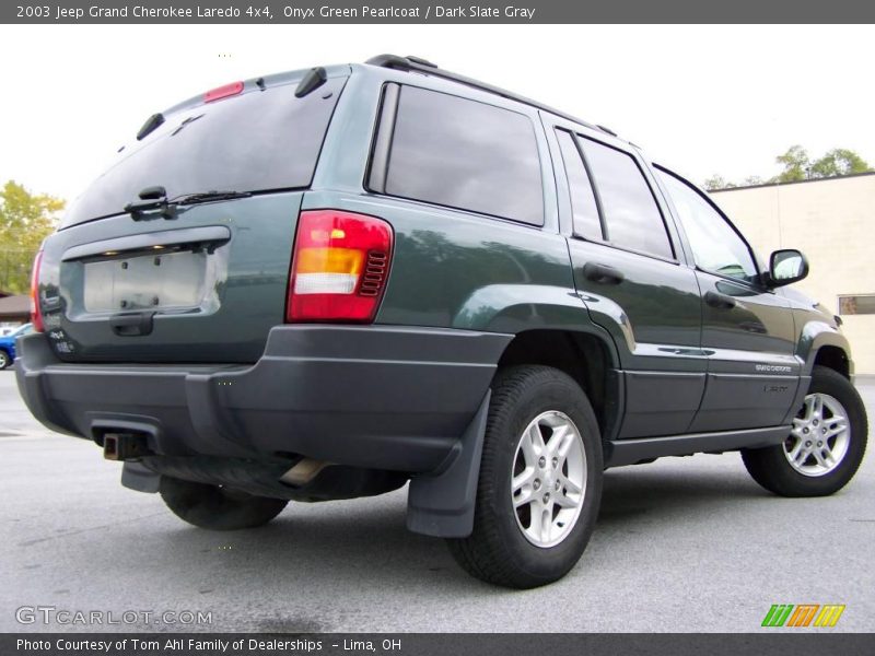 Onyx Green Pearlcoat / Dark Slate Gray 2003 Jeep Grand Cherokee Laredo 4x4