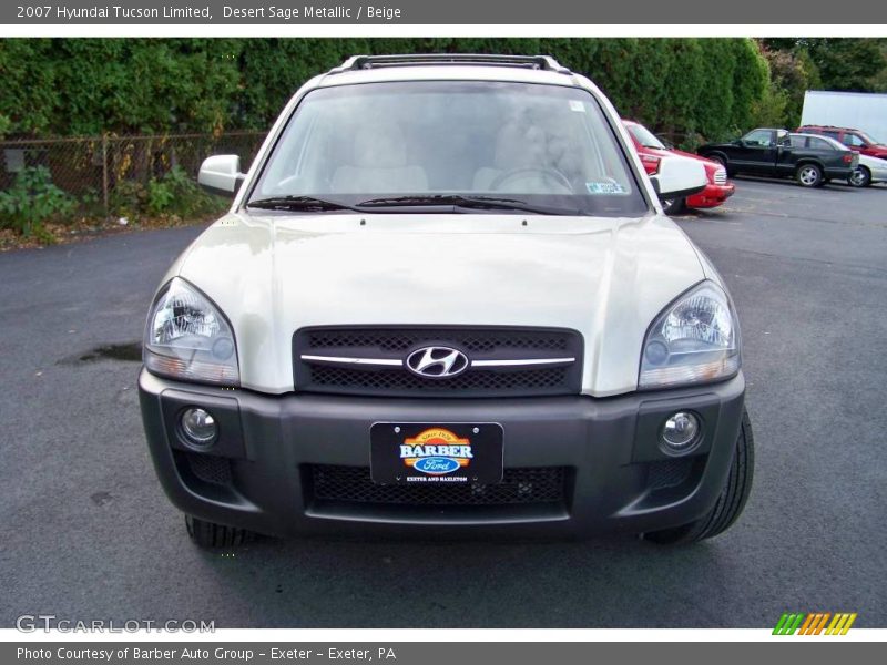 Desert Sage Metallic / Beige 2007 Hyundai Tucson Limited