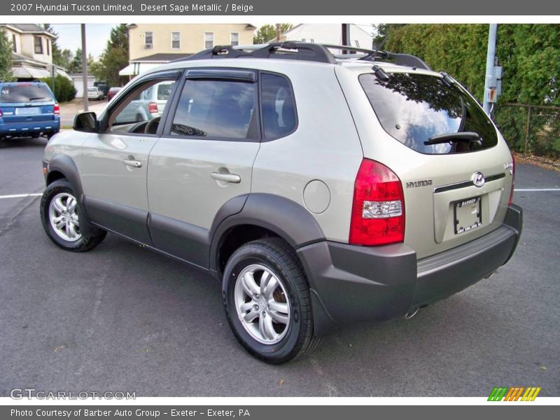 Desert Sage Metallic / Beige 2007 Hyundai Tucson Limited