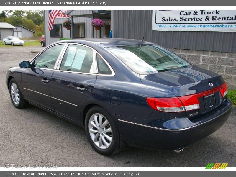 Venetian Blue Metallic / Gray 2006 Hyundai Azera Limited