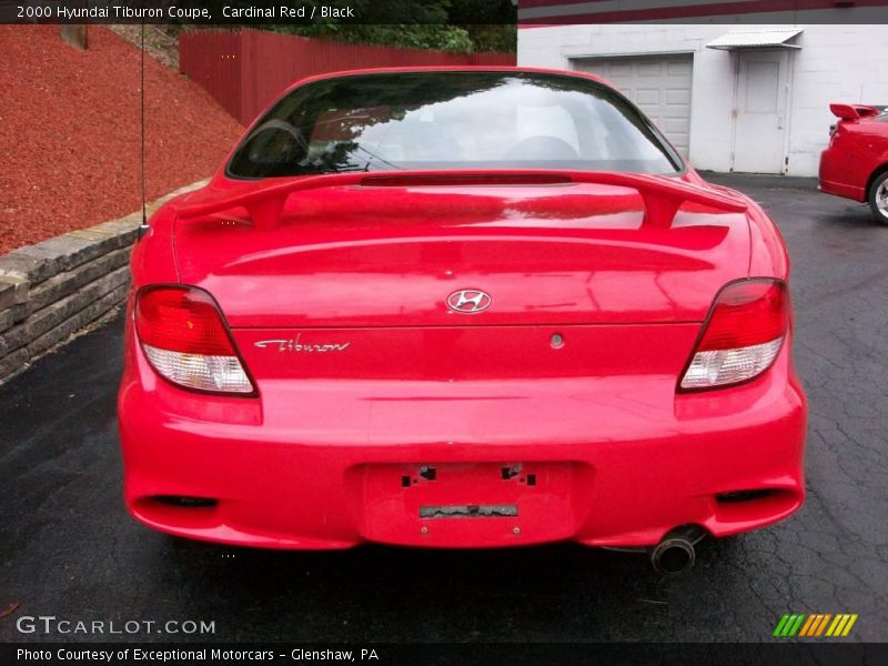 Cardinal Red / Black 2000 Hyundai Tiburon Coupe