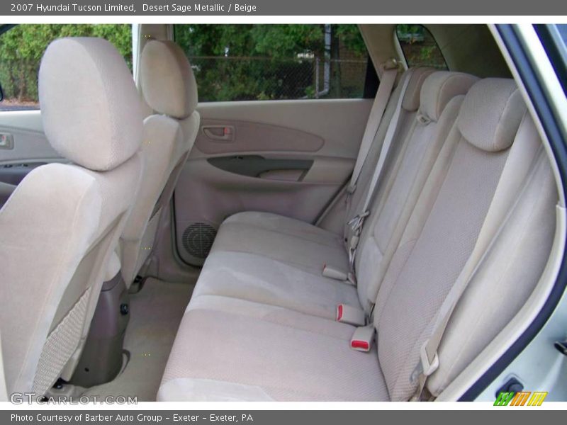 Desert Sage Metallic / Beige 2007 Hyundai Tucson Limited