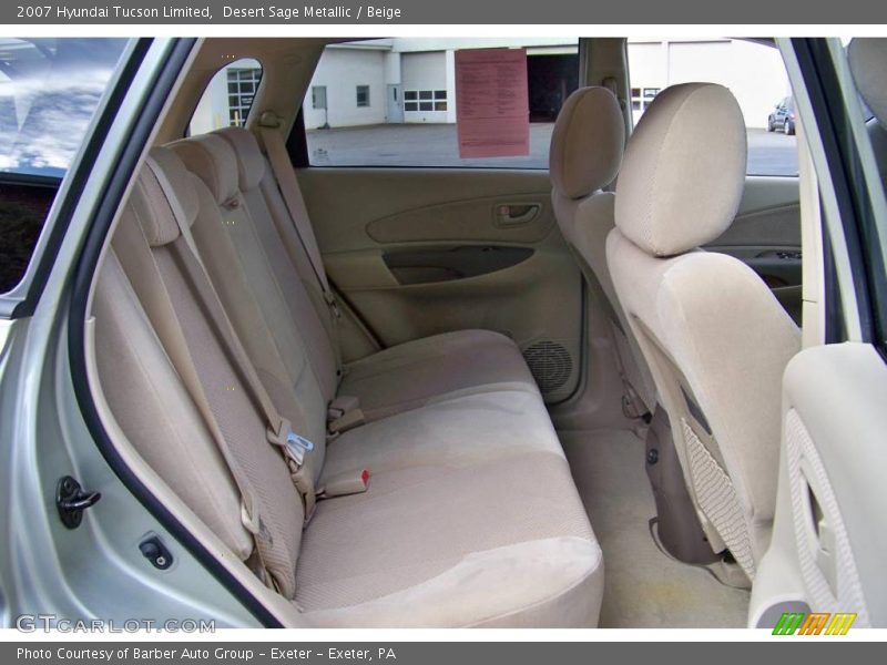 Desert Sage Metallic / Beige 2007 Hyundai Tucson Limited