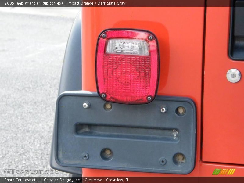 Impact Orange / Dark Slate Gray 2005 Jeep Wrangler Rubicon 4x4