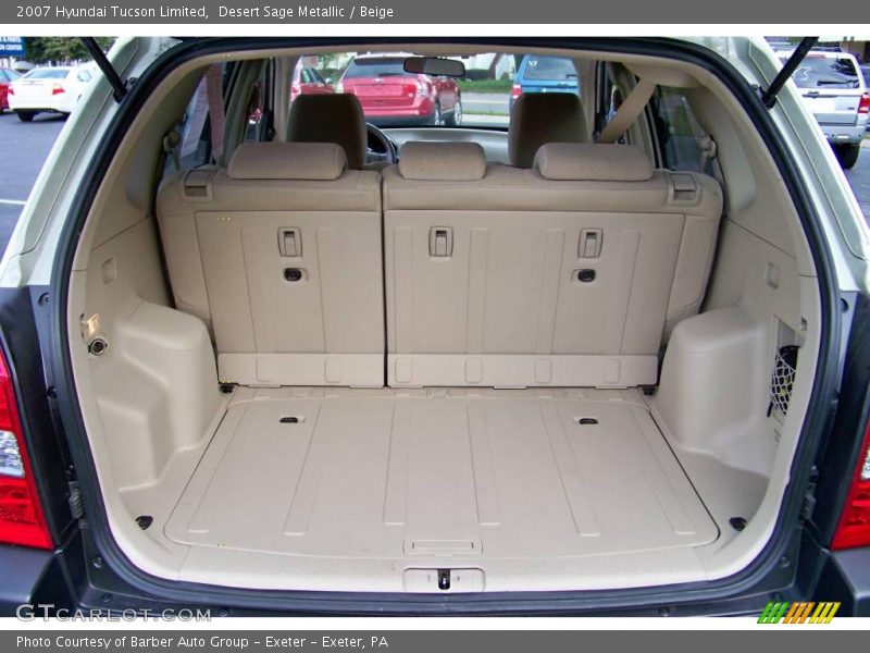 Desert Sage Metallic / Beige 2007 Hyundai Tucson Limited
