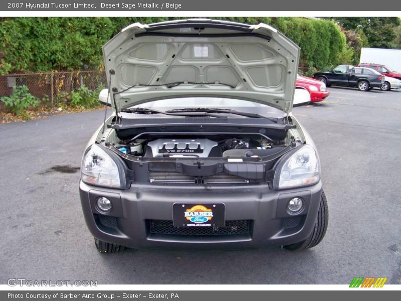 Desert Sage Metallic / Beige 2007 Hyundai Tucson Limited