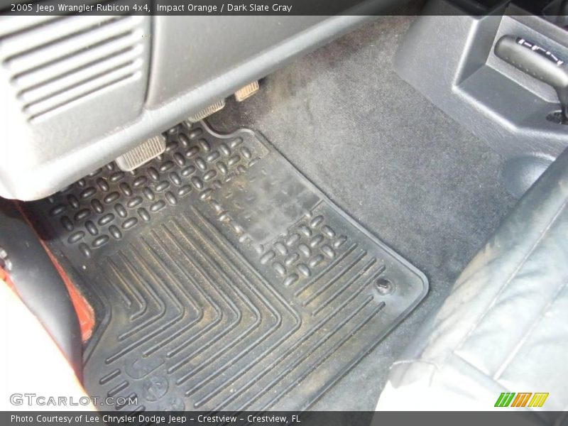 Impact Orange / Dark Slate Gray 2005 Jeep Wrangler Rubicon 4x4