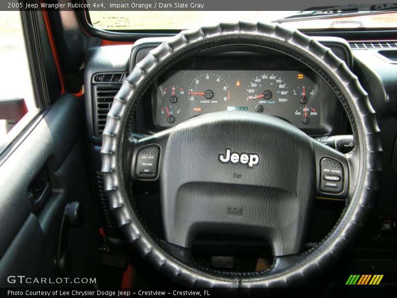 Impact Orange / Dark Slate Gray 2005 Jeep Wrangler Rubicon 4x4