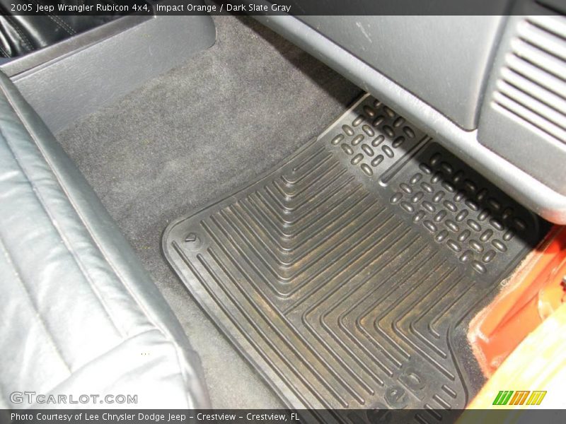 Impact Orange / Dark Slate Gray 2005 Jeep Wrangler Rubicon 4x4