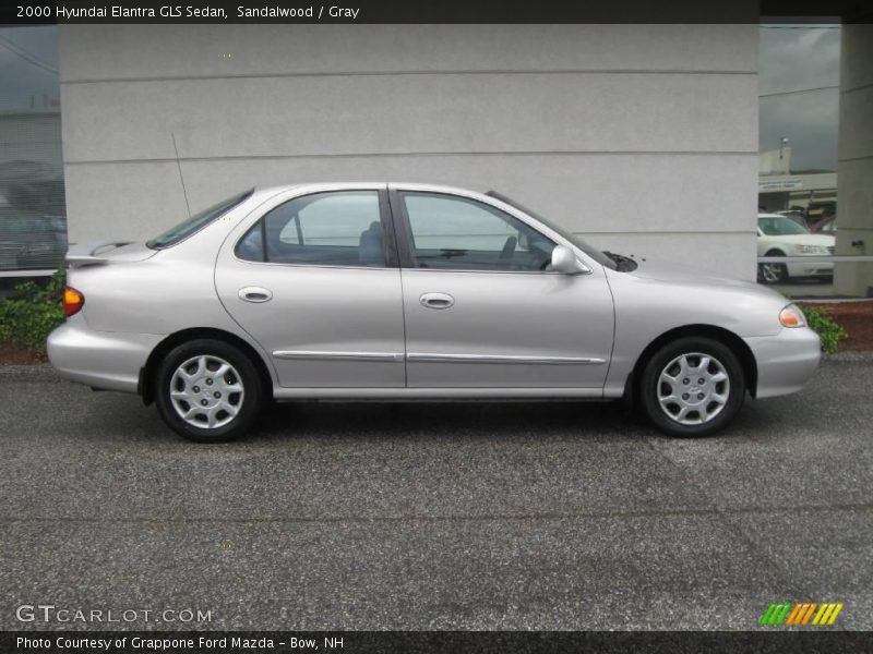Sandalwood / Gray 2000 Hyundai Elantra GLS Sedan